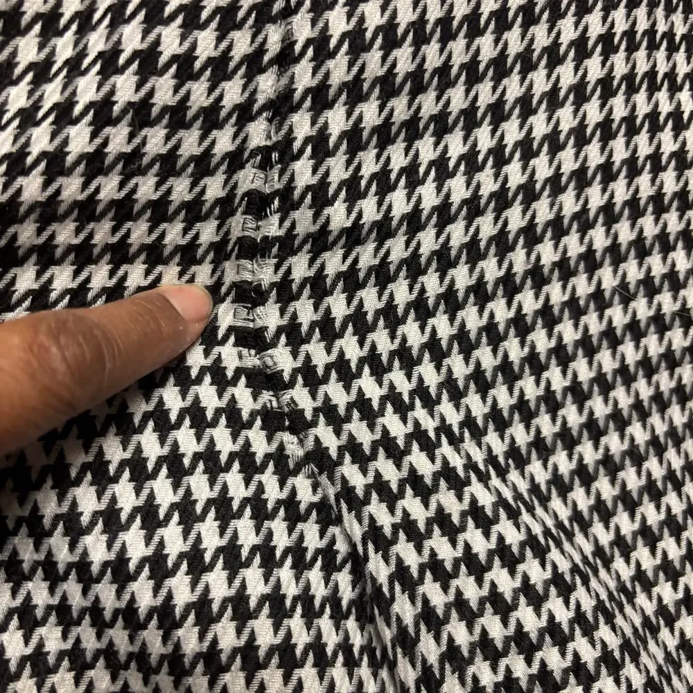 Vintage Melissa Lawrence Houndstooth Pantsuit Vest Set Office Comfy Vixen Size 6